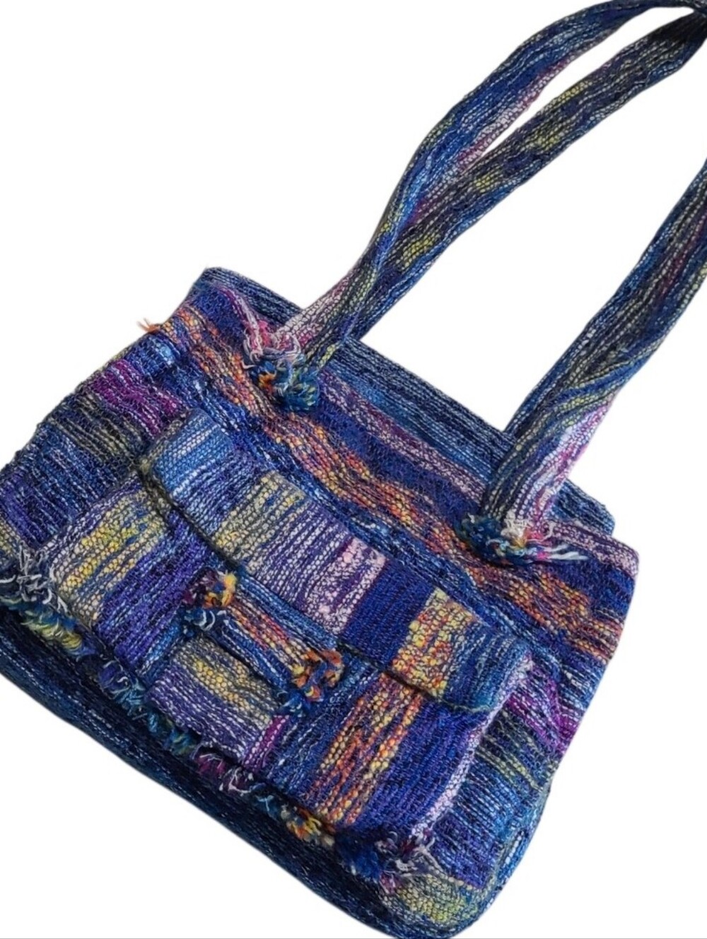 💣 Vintage Au Terroir Woven Knit Shoulder Bag